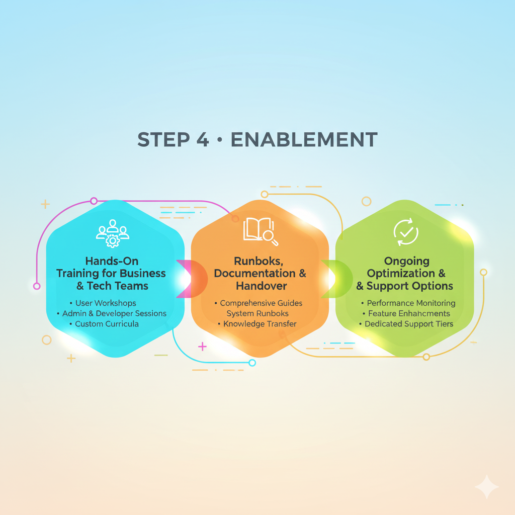 Training and enablement session